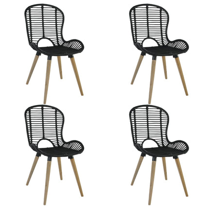 Chaises À Manger Lot De 2 Rotin Naturel