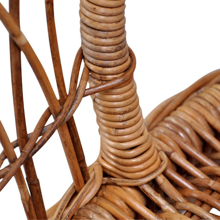 Chaise D'extérieur Rotin Naturel Marron