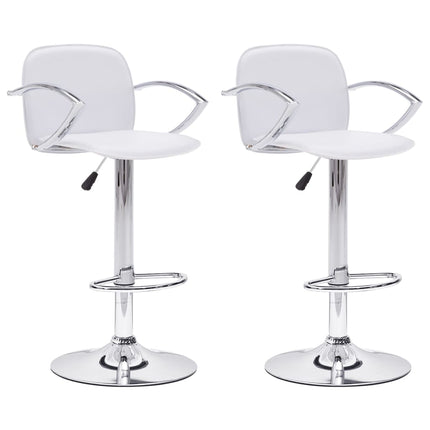 Tabourets De Bar Avec Accoudoirs Lot De 2 Similicuir
