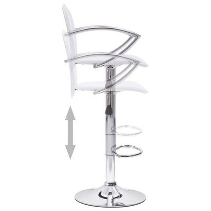 Tabourets De Bar Avec Accoudoirs Lot De 2 Similicuir