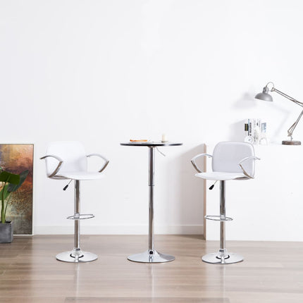 Tabourets De Bar Avec Accoudoirs Lot De 2 Similicuir
