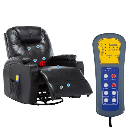 Fauteuil À Bascule De Massage Similicuir