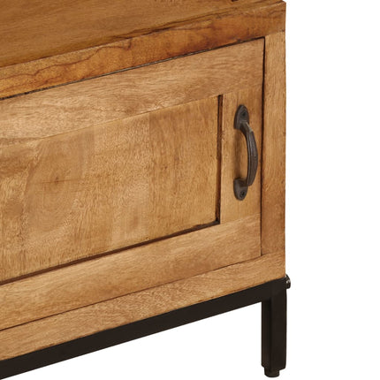 Meuble Tv Bois De Manguier Massif 140 X 30 X 40 Cm