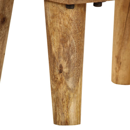 Table De Chevet Bois De Manguier Massif 40 X 30 X 59,5 Cm
