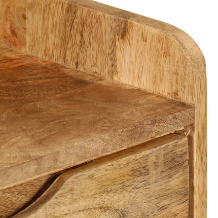 Table De Chevet Bois De Manguier Massif 40 X 30 X 59,5 Cm