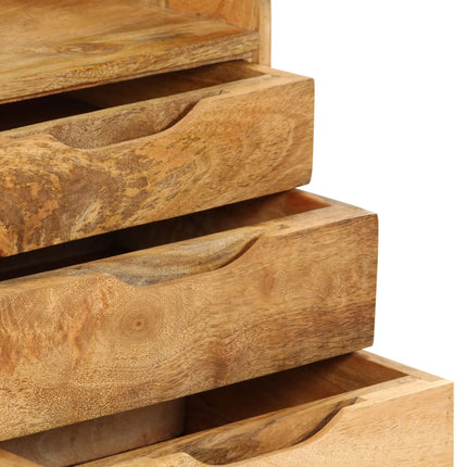 Table De Chevet Bois De Manguier Massif 40 X 30 X 59,5 Cm