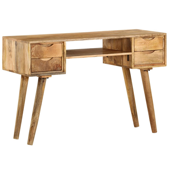 Bureau Bois De Manguier Massif 115 X 47 X 76 Cm