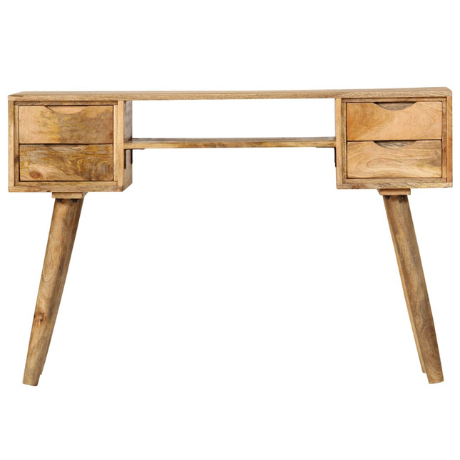 Bureau Bois De Manguier Massif 115 X 47 X 76 Cm