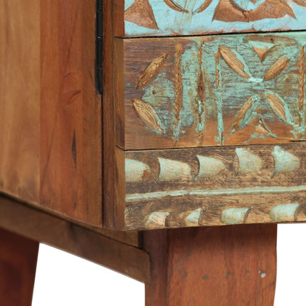 Buffet Bois De Récupération Solide 140X40X80 Cm