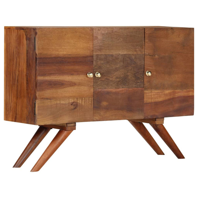 Buffet Bois Recyclé Massif 110X30X75 Cm Marron