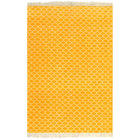Tapis Kilim Coton Avec Motif Jaune