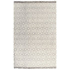 Tapis Kilim Coton Avec Motif Taupe