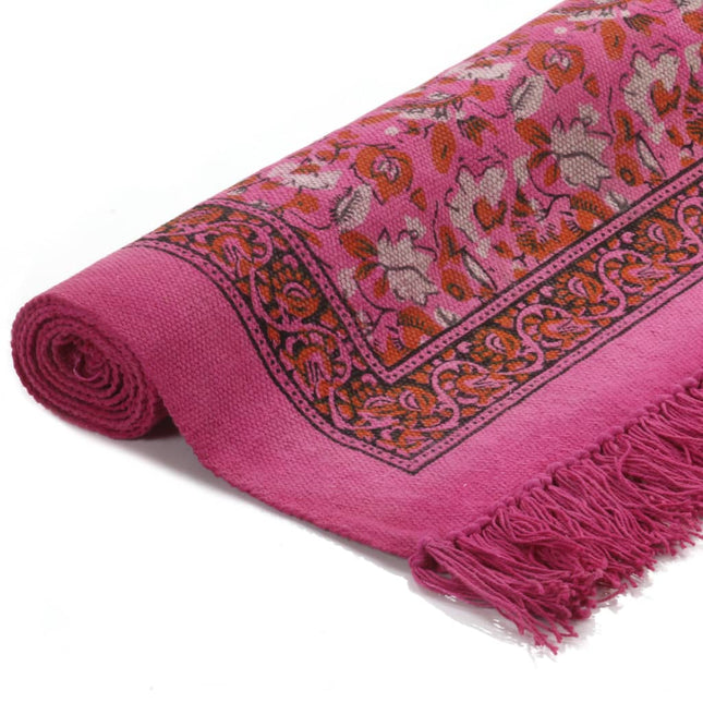 Tapis Kilim Coton Avec Motif