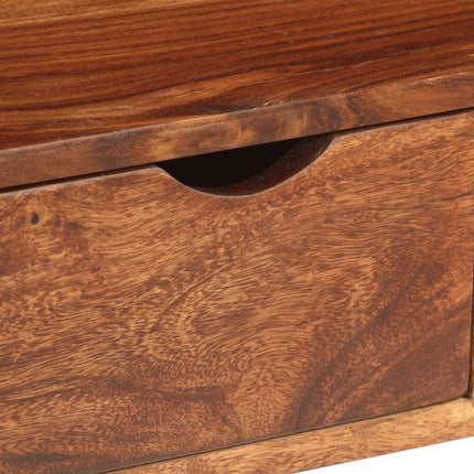 Meuble Tv Marron 200X30X35 Cm Bois Massif
