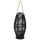 Bougeoir Suspendu Bambou Noir