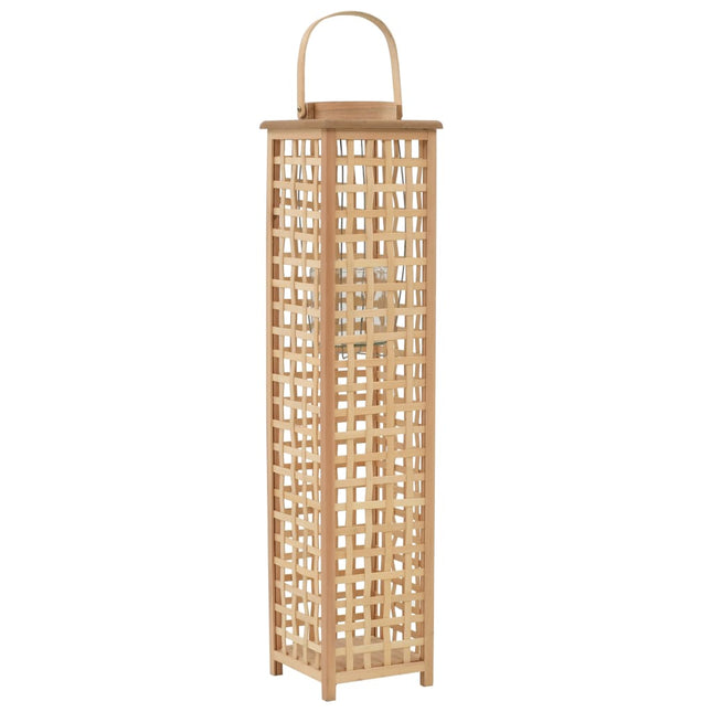 Bougeoir Suspendu Bambou Naturel