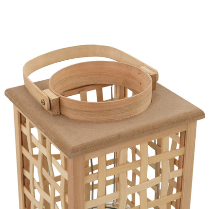 Bougeoir Suspendu Bambou Naturel