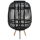 Bougeoir Dur Pieds Bambou Noir