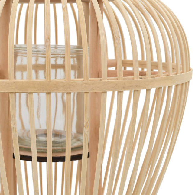 Bougeoir Debout Bambou Naturel