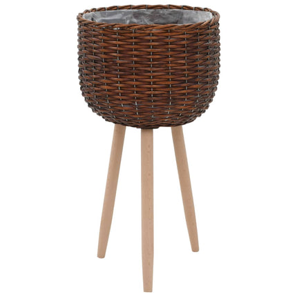 Jardinière Osier Avec Doublure En Pe