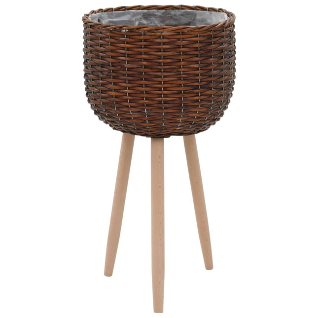 Jardinière Osier Avec Doublure En Pe