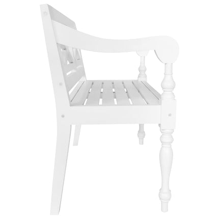 Banc Batavia Bois D'acajou Massif