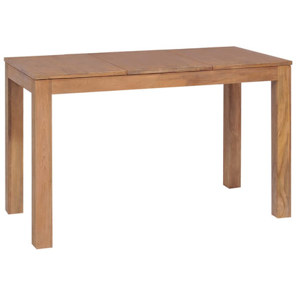 Table À Dîner Bois De Teck Et Finition Naturelle
