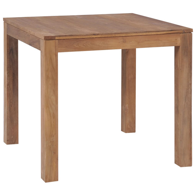 Table À Dîner Bois De Teck Et Finition Naturelle