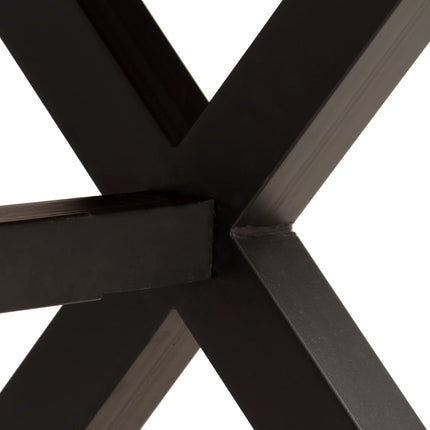 Ensemble De Tables À Manger 7 Pcs Manguier Et Acacia Massif