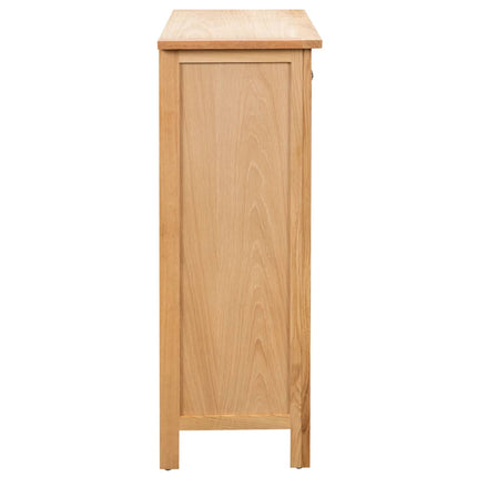 Casier À Bouteilles 72 X 32 X 90 Cm Bois De Chêne Massif Marron