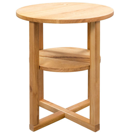 Table D'appoint 40 X 50 Cm Bois De Chêne Massif