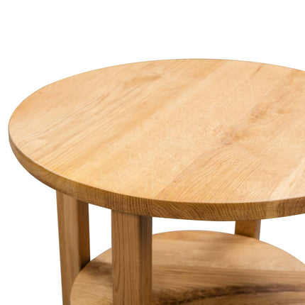 Table D'appoint 40 X 50 Cm Bois De Chêne Massif