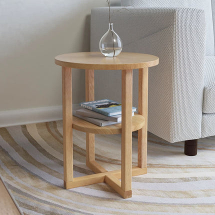 Table D'appoint 40 X 50 Cm Bois De Chêne Massif