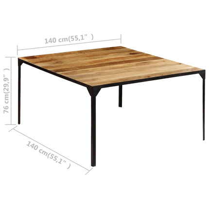 Table À Manger Bois De Manguier Massif