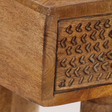 Table Console Bois De Manguier Massif 102X30X79 Cm