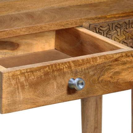 Table Console Bois De Manguier Massif 102X30X79 Cm