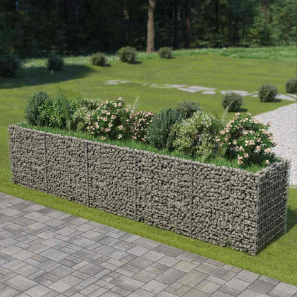 Lit Surélevé À Gabion Acier Galvanisé