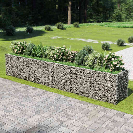 Lit Surélevé À Gabion Acier Galvanisé