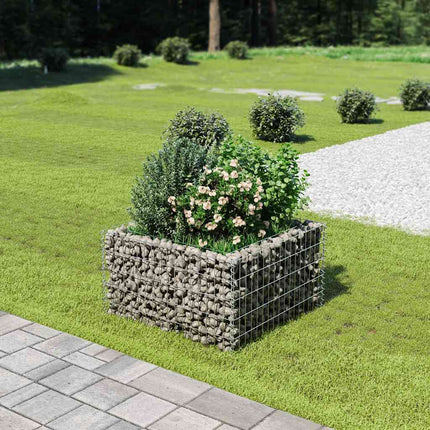 Lit Surélevé À Gabion Acier Galvanisé