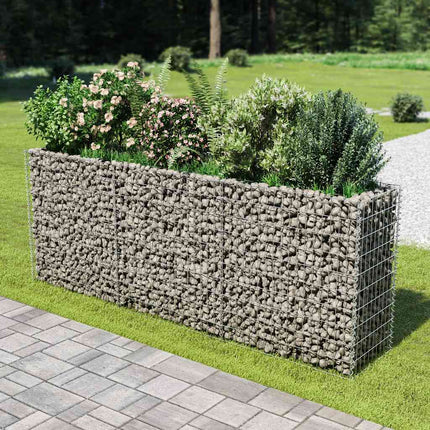 Lit Surélevé À Gabion Acier Galvanisé