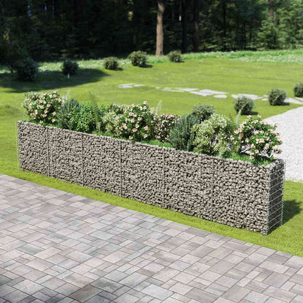 Lit Surélevé À Gabion Acier Galvanisé