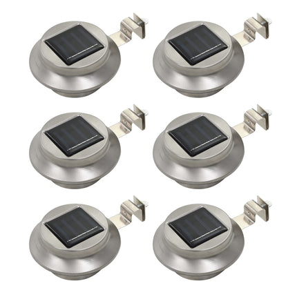 Lampes Solaires À Led Rondes D'extérieur 12 Pcs 12 Cm Blanc