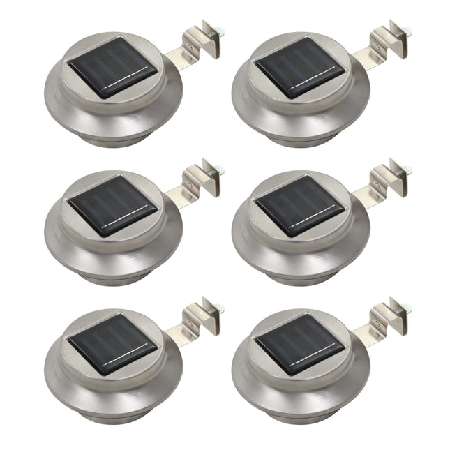 Lampes Solaires À Led Rondes D'extérieur 12 Pcs 12 Cm Blanc