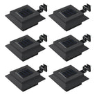 Lampes Solaires À Led Carrées D'extérieur 12 Pcs 12 Cm