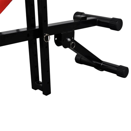 Banc D'entraînement Réglable Avec Jeu D'haltères 60,5 Kg