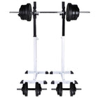 Support D'haltères Avec Jeu D'haltères Et De Poids 60,5 Kg