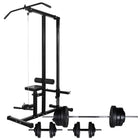 Tour De Musculation Avec Jeu D'haltères Et Poids 60,5 Kg