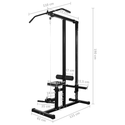 Tour De Musculation Avec Jeu D'haltères Et Poids 60,5 Kg