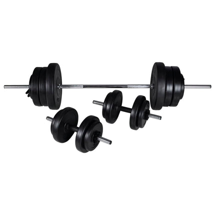 Tour De Musculation Murale Avec Jeu D'haltères Et Poids 60,5 Kg