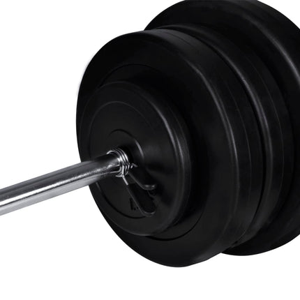 Tour De Musculation Murale Avec Jeu D'haltères Et Poids 60,5 Kg